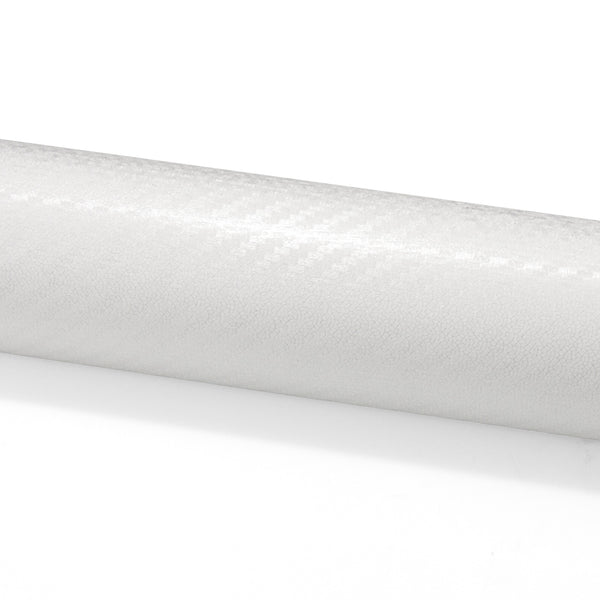 3D Carbon Fiber Textured Clear Frosted Matte Vinyl Wrap