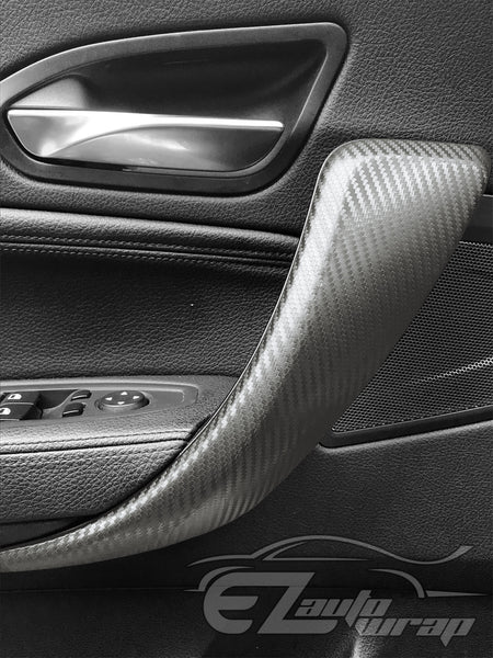 3D Carbon Fiber Textured Gray Matte Vinyl Wrap