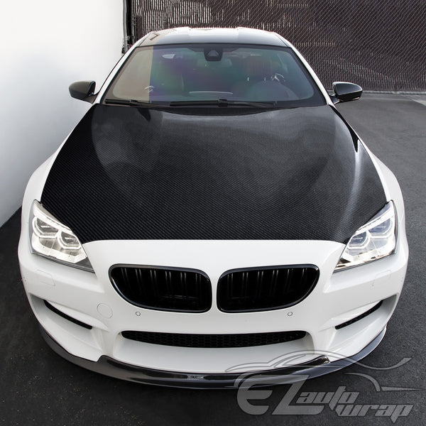 5D Carbon Fiber Low Tack Black High Gloss Vinyl Wrap