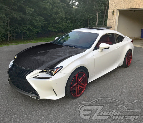 5D Carbon Fiber Low Tack Black High Gloss Vinyl Wrap