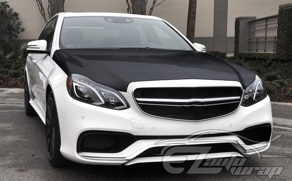 5D Carbon Fiber Low Tack Black High Gloss Vinyl Wrap