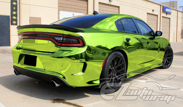 Supercast Acid Lime Easy Stretch Chrome Vinyl Wrap