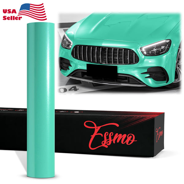 PET Super Gloss Metallic Teal Vinyl Wrap