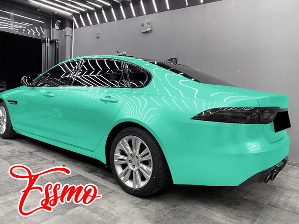 PET Super Gloss Metallic Teal Vinyl Wrap
