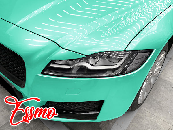 PET Super Gloss Metallic Teal Vinyl Wrap