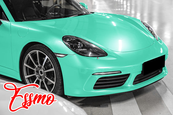 PET Super Gloss Metallic Teal Vinyl Wrap