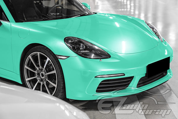 Super Gloss Metallic Teal Vinyl Wrap