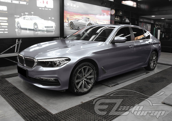 Super Gloss Metallic Shadow Gray Vinyl Wrap