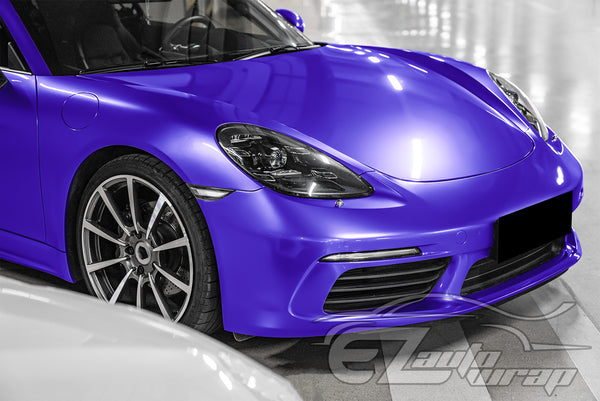 Super Gloss Metallic Purple Vinyl Wrap