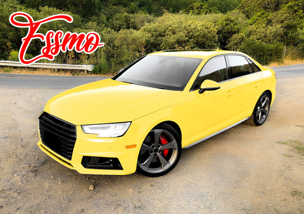 PET Super Gloss Lemon Yellow Vinyl Wrap