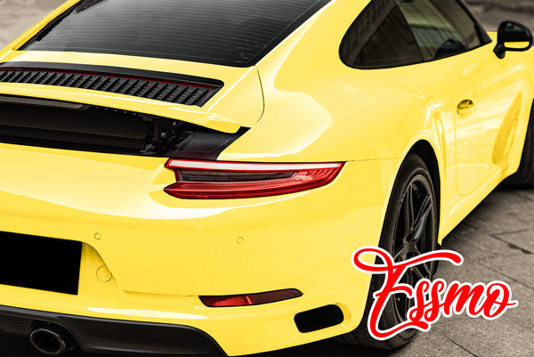 PET Super Gloss Lemon Yellow Vinyl Wrap