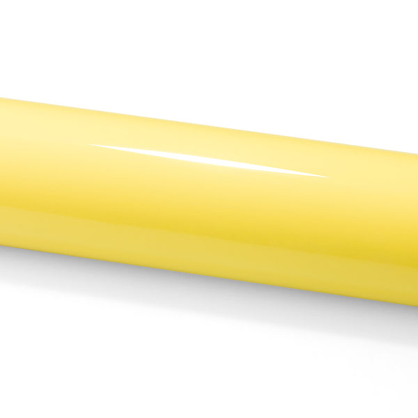 PET Super Gloss Lemon Yellow Vinyl Wrap