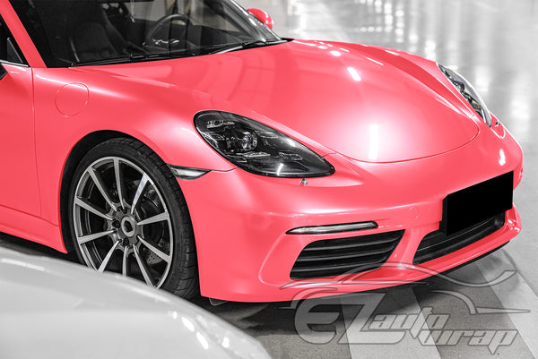 Super Gloss Metallic Pink Vinyl Wrap