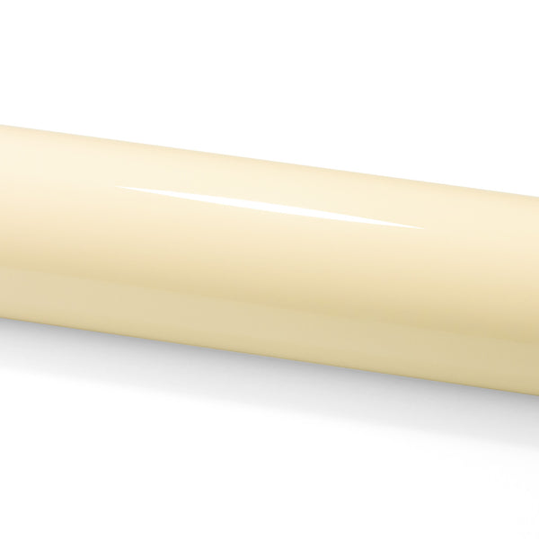 PET Super Gloss Light Ivory Vinyl Wrap