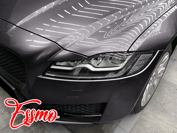 PET Super Gloss Metallic Dark Gray Vinyl Wrap