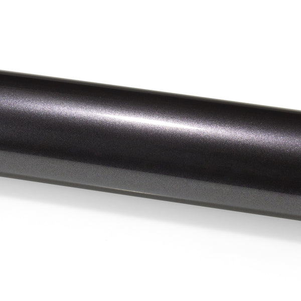 PET Super Gloss Metallic Dark Gray Vinyl Wrap
