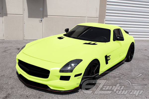 Satin Acid Lime Matte Flat Vinyl Wrap