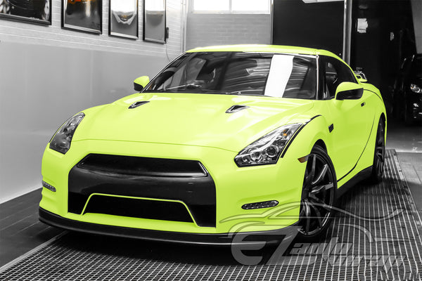 Satin Acid Lime Matte Flat Vinyl Wrap