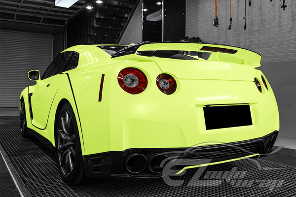 Satin Acid Lime Matte Flat Vinyl Wrap