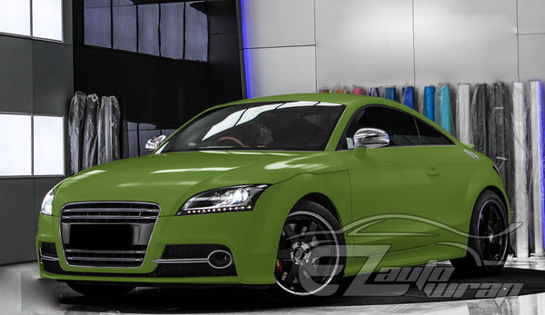 Satin Army Green Matte Flat Vinyl Wrap