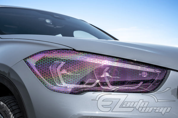 Tint Hex Holographic Purple Taillight Headlight Tint Film