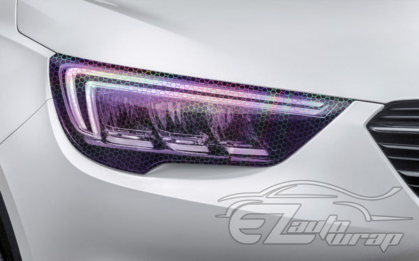 Tint Hex Holographic Purple Taillight Headlight Tint Film