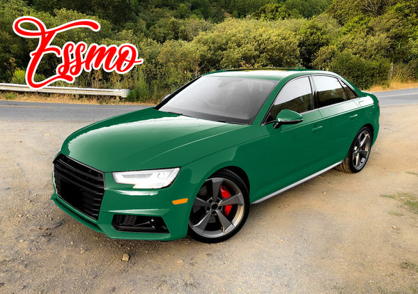 PET Super Gloss Dark Green Vinyl Wrap