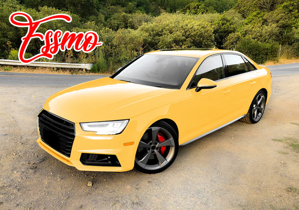 PET Super Gloss Sunflower Yellow Vinyl Wrap