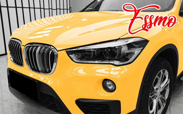 PET Super Gloss Sunflower Yellow Vinyl Wrap