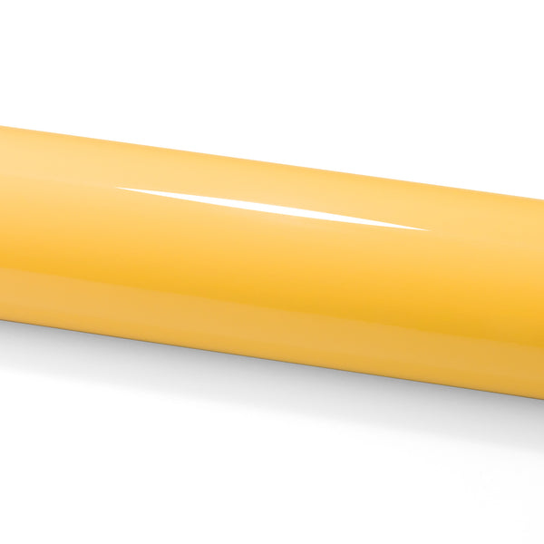 PET Super Gloss Sunflower Yellow Vinyl Wrap
