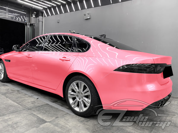 Super Gloss Metallic Petal Pink Vinyl Wrap