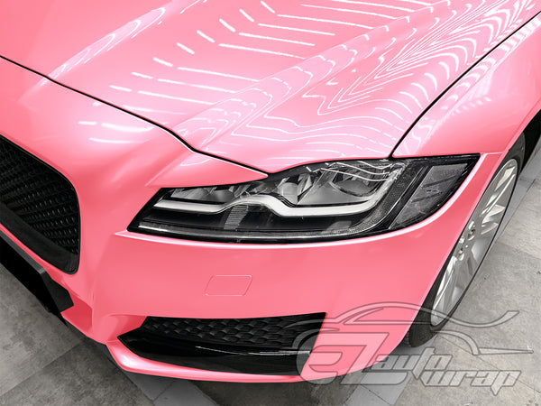 Super Gloss Metallic Petal Pink Vinyl Wrap