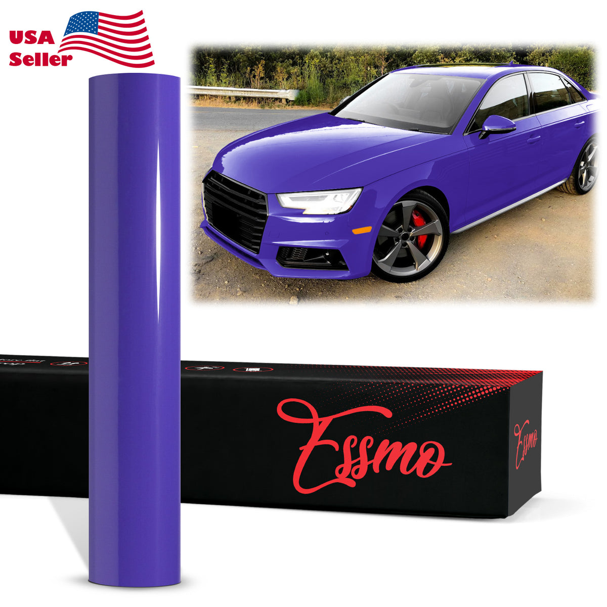 PET Super Gloss Purple Vinyl Wrap – EzAuto Wrap