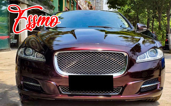 PET Super Gloss Metallic Burgundy Vinyl Wrap