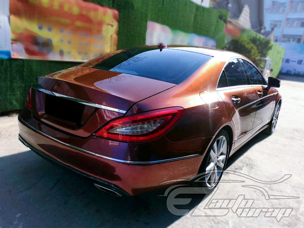 Super Gloss Metallic Burgundy Vinyl Wrap