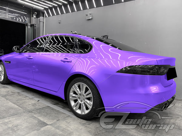 Super Gloss Metallic Violet Purple Vinyl Wrap