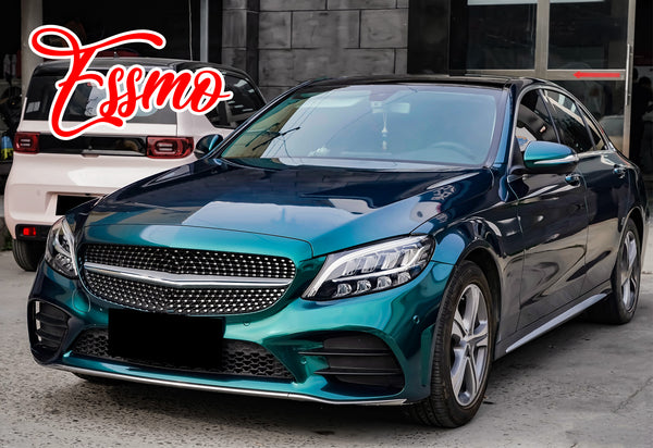 PET Super Gloss Metallic Royal Green Vinyl Wrap