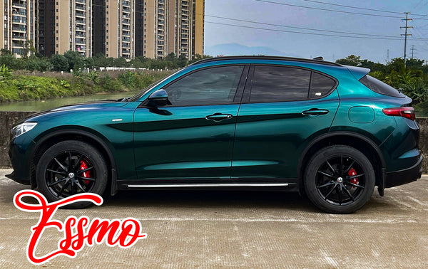 PET Super Gloss Metallic Royal Green Vinyl Wrap