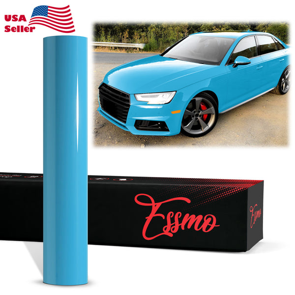 PET Super Gloss Miami Blue Vinyl Wrap