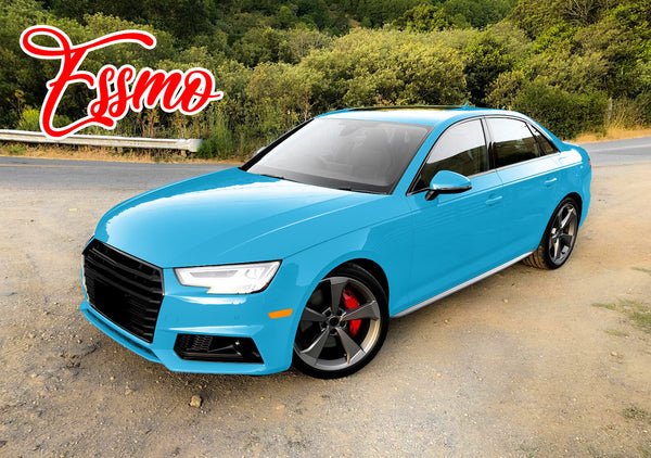 PET Super Gloss Miami Blue Vinyl Wrap