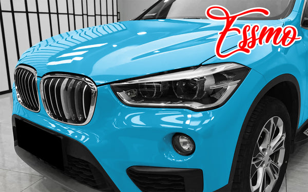 PET Super Gloss Miami Blue Vinyl Wrap