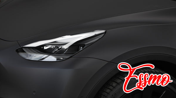 PET Matte Flat Black Vinyl Wrap