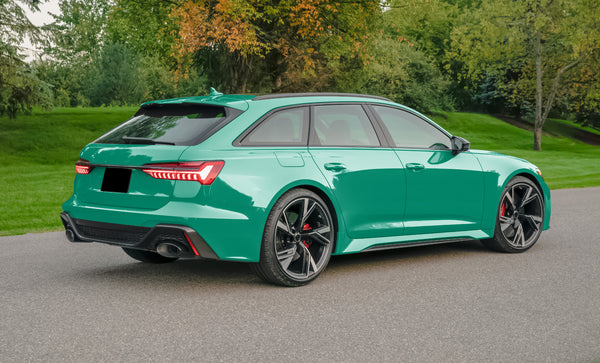 PET Super Gloss Retro Green Vinyl Wrap