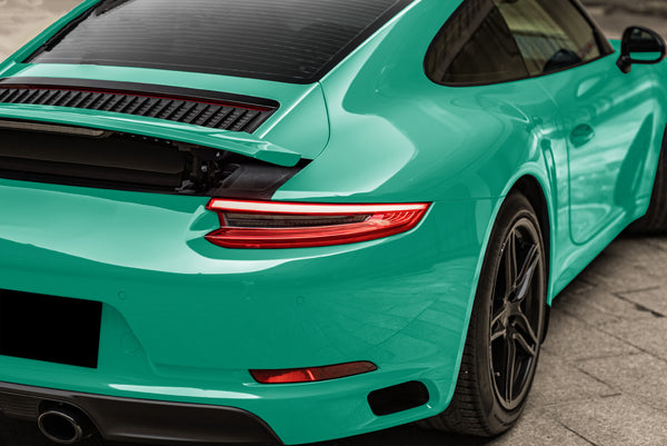 PET Super Gloss Retro Green Vinyl Wrap