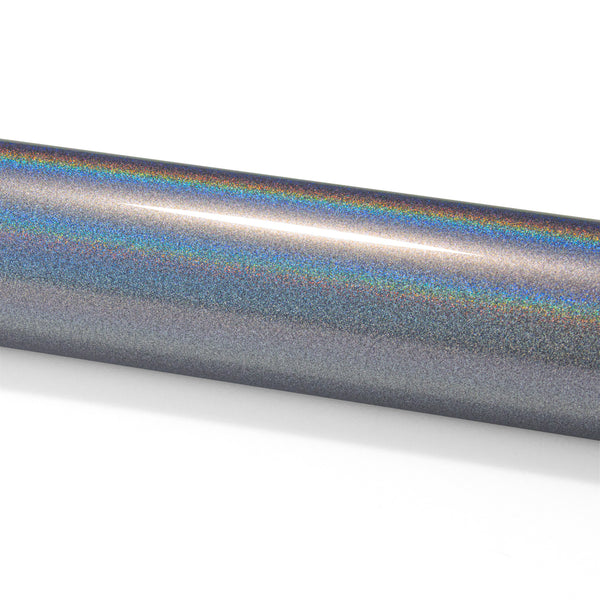 PET Laser Flip Gloss Silver Vinyl Wrap