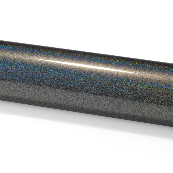 PET Laser Flip Gloss Gray Vinyl Wrap