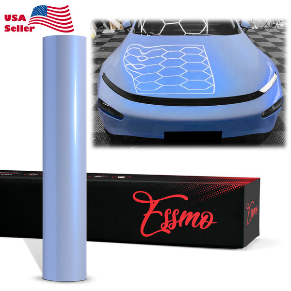 PET Space Candy Gloss Baby Blue Vinyl Wrap