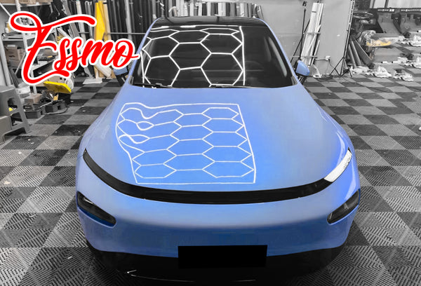 PET Space Candy Gloss Baby Blue Vinyl Wrap