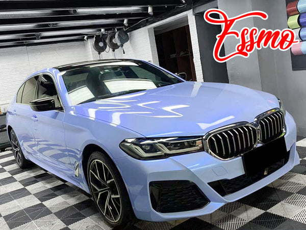 PET Space Candy Gloss Baby Blue Vinyl Wrap