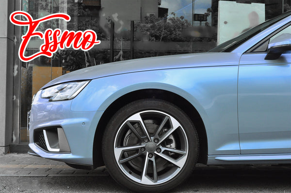 PET Space Candy Gloss Gray Blue Vinyl Wrap